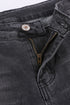 High Waist Ankle-Length Skinny Jeans